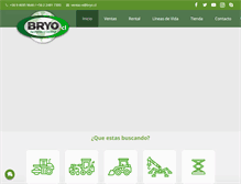 Tablet Screenshot of bryo.cl